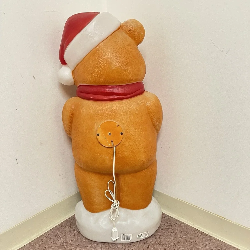 Teddy Bear Blow Mold Empire Christmas 35